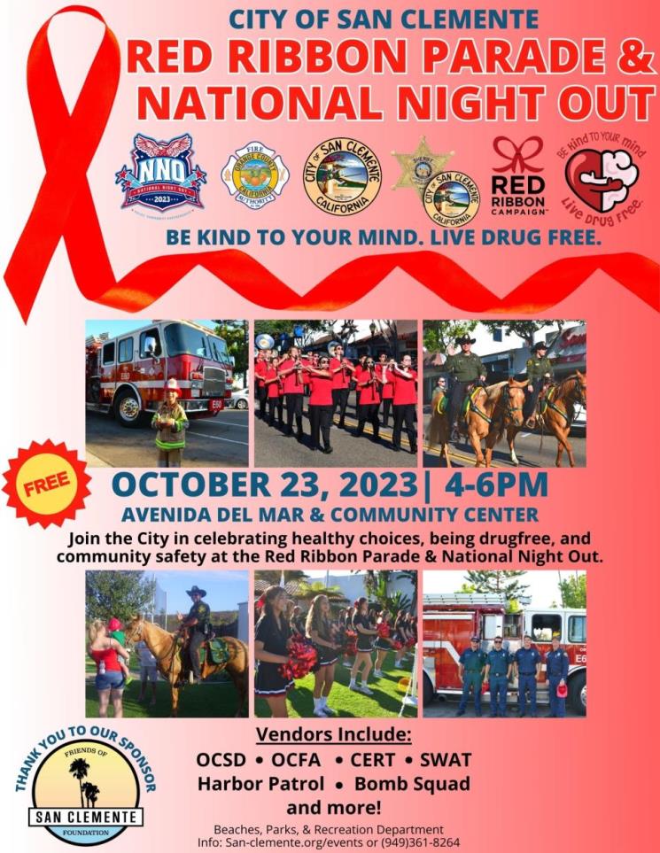 Red Ribbon Parade & National Night Out 2023