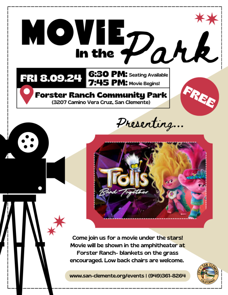 Move in the Park- Event Flyer